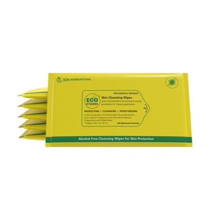 Eco Hygiene Wipes Large Pack of 2 (20 Wipes) | Vitamin E | Aloe Vera | Skin Cleansing Wipes | Hydrating, Refreshing, Soothing | Paraben & Alcohol-Free